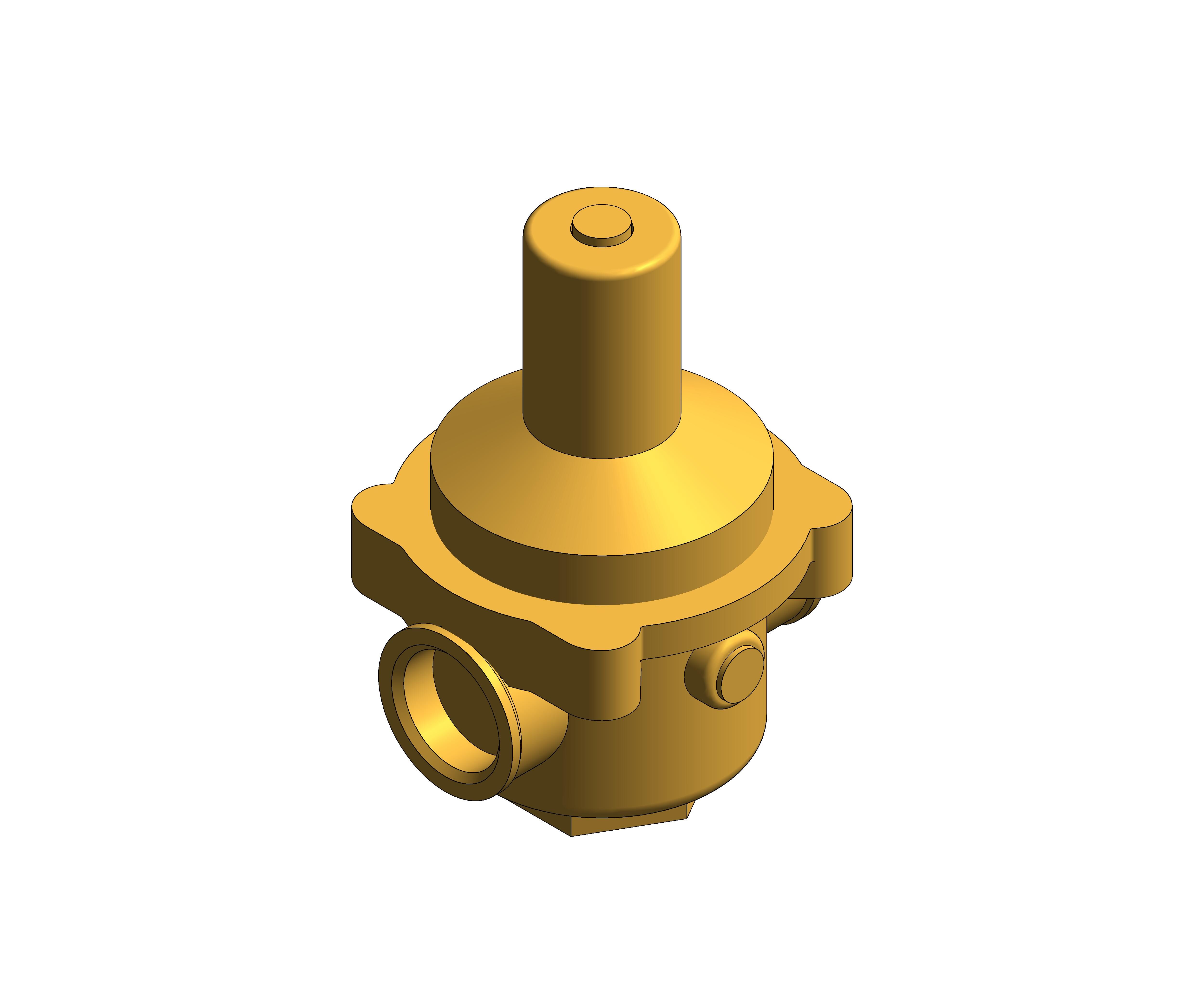 bimstore 3D image of the Watts RDP 11bis Pressure Reducing Valve