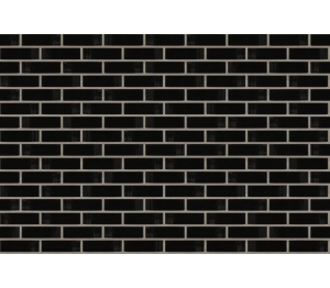 Product: Berlin Black Glazed Brick Slip