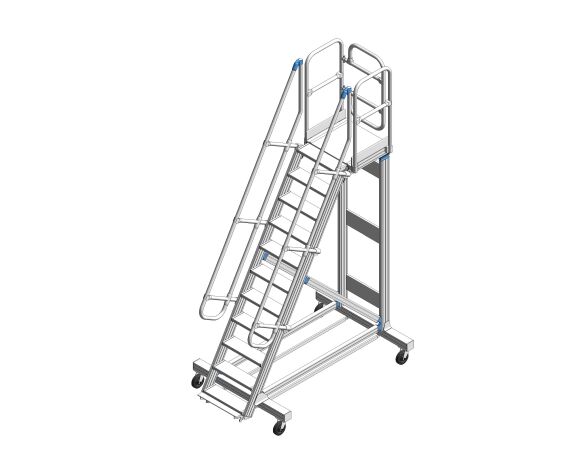 ZARGES - Mobile Platform Steps ISO view