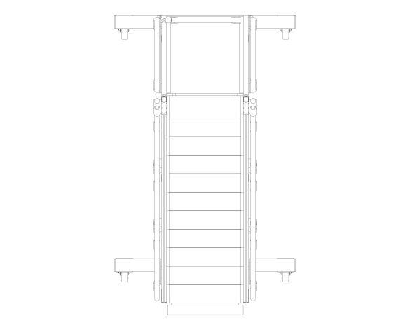 ZARGES - Mobile Platform Steps Plan View