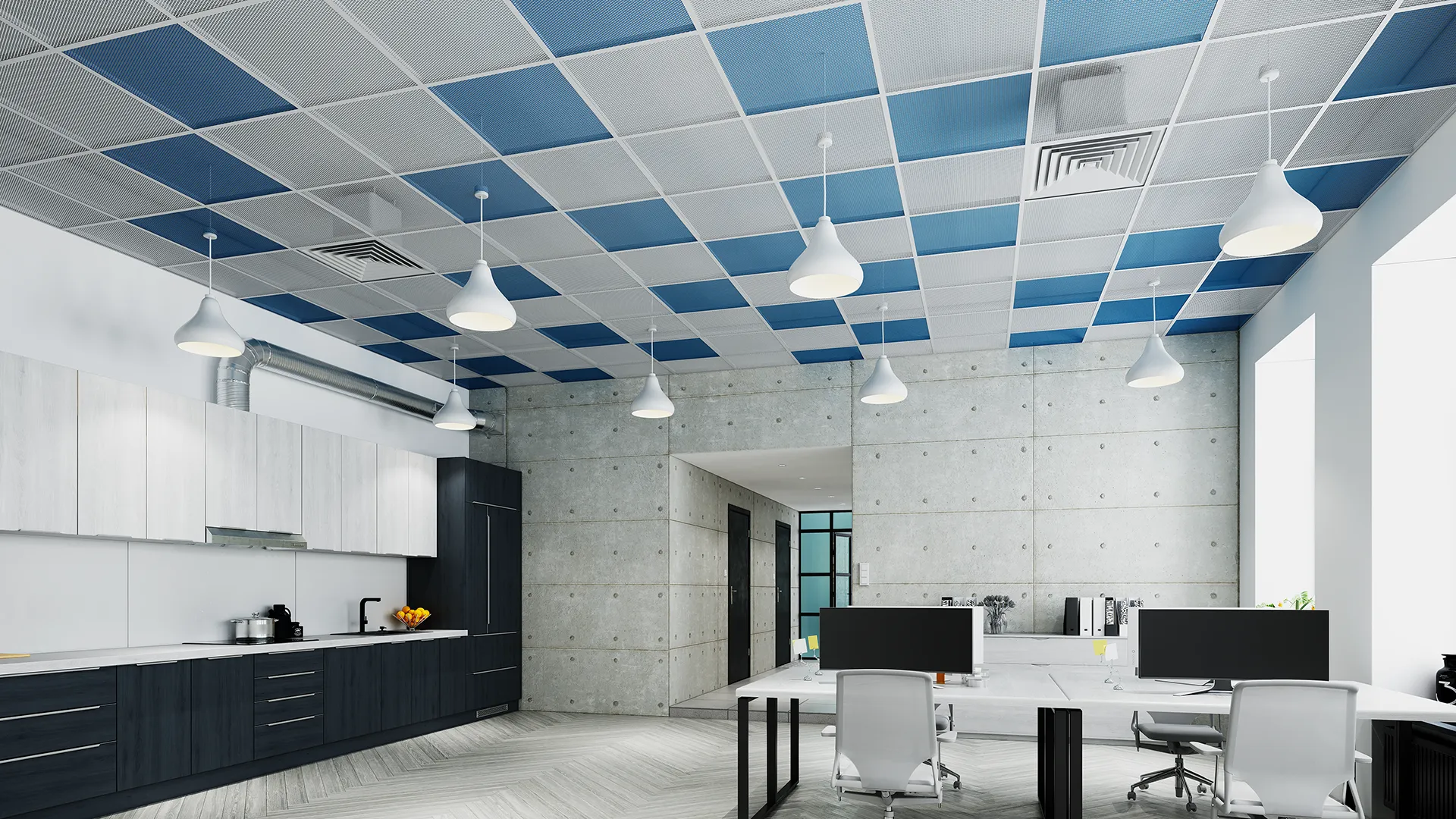 Product: DecoMesh RB25 Ceiling Tiles