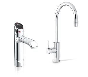 Product: HydroTap G5 BCHA 4-in-1 Touch-Free Wave tap with Arc Mixer