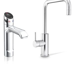 Product: HydroTap G5 BCHA 4-in-1 Touch-Free Wave tap with Cube Mixer