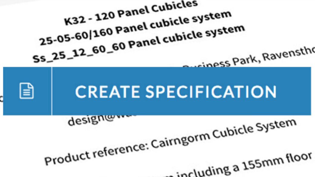 Logo: Create Specification by Cubicle Centre