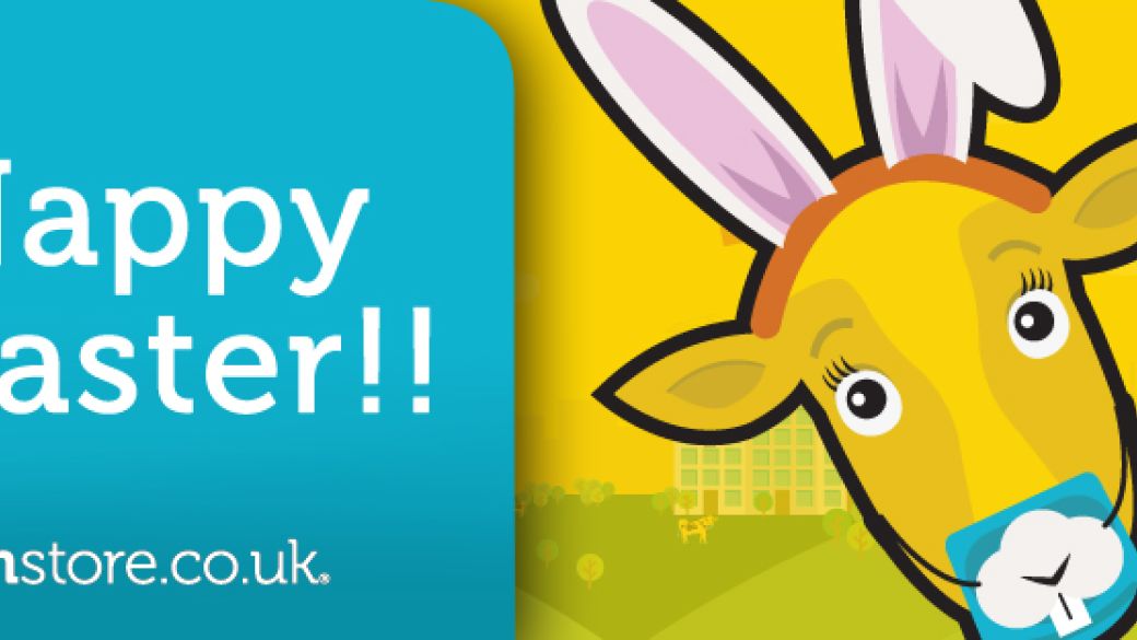 Logo: Happy Easter from bimstore!