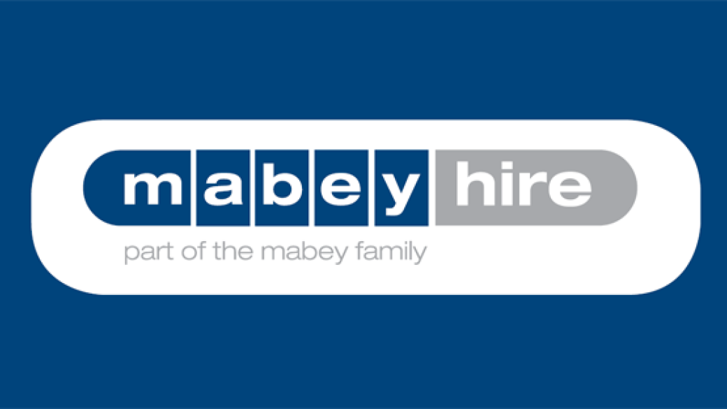 Logo: Now on <b>bim</b>store, it's... Mabey Hire!