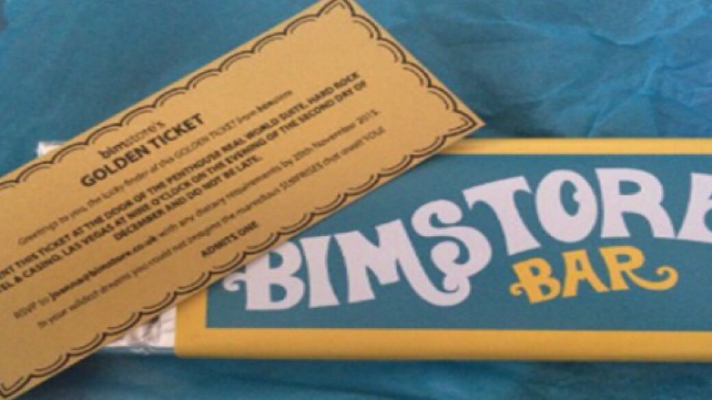 Logo: I’ve got a bimstore golden ticket!