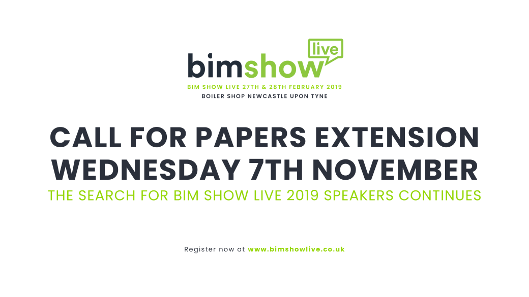 Logo: BIM Show Live Call for Papers deadline extends to November 7th 2018