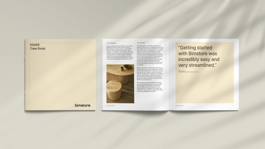 Bimstore and EGGER case study