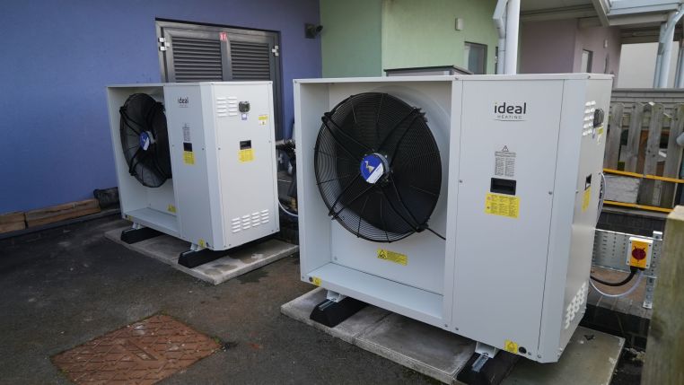 Ideal Heating Commercial ECOMOD Heat Pumps in Cascade
