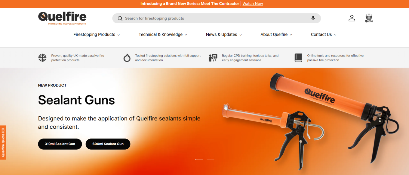 Quelfire New Website