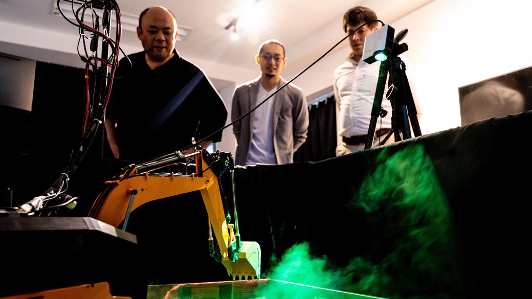 Engineers overseeing space robot progress